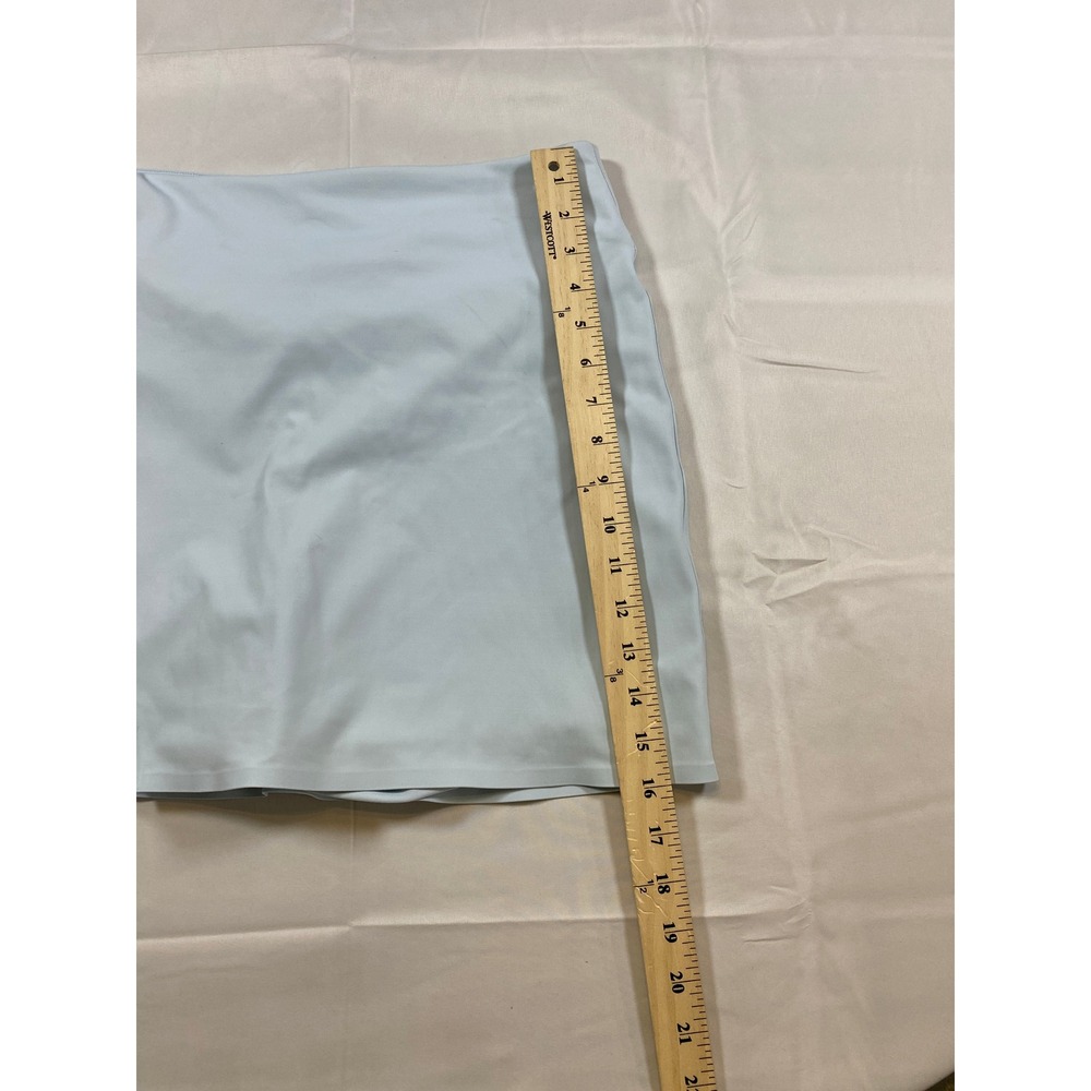 Lululemon Super High Rise Side Slit Tennis Skirt Powder‎ Blue Athletic Skort 10 - Picture 11 of 12